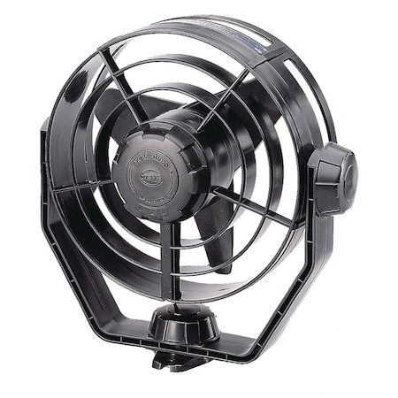 Hella Marine 2 Speed Turbo Fan 12V Black 3361002